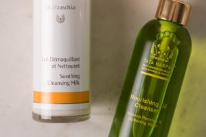 Dr. Hauschka Soothing Cleansing Milk and Tata Harper Nourishing Oil Cleanser