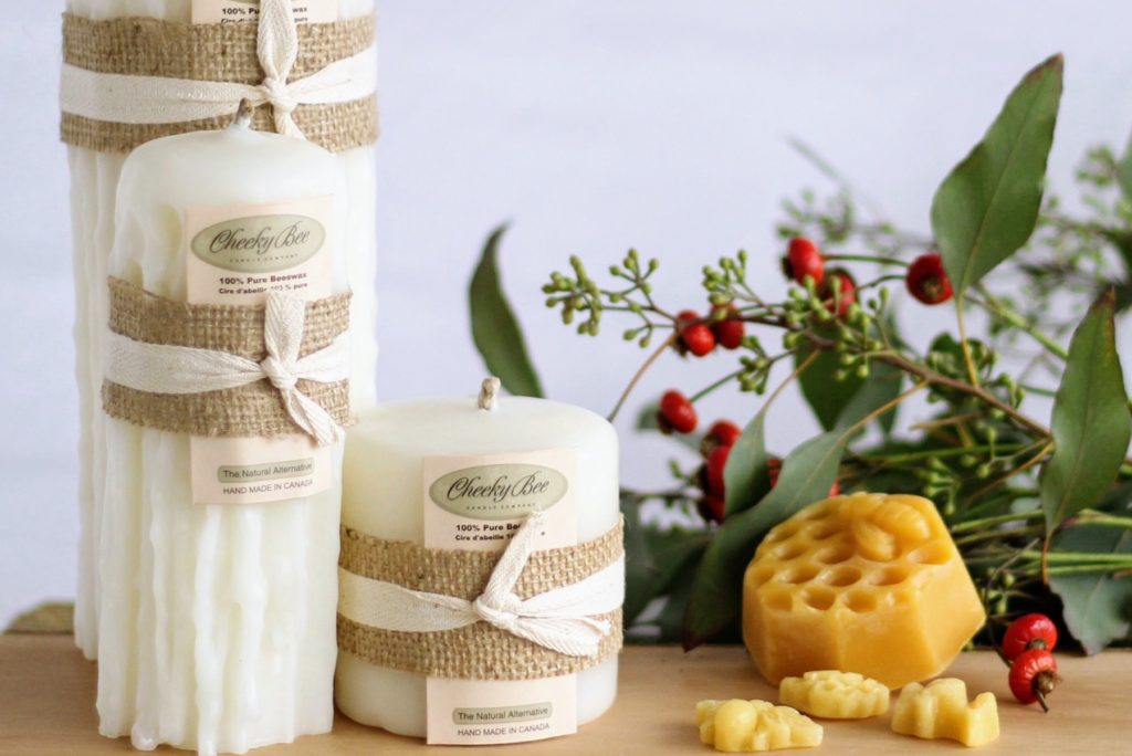 Cheeky Bee Beeswax Candles | Kolya Naturals, Canada