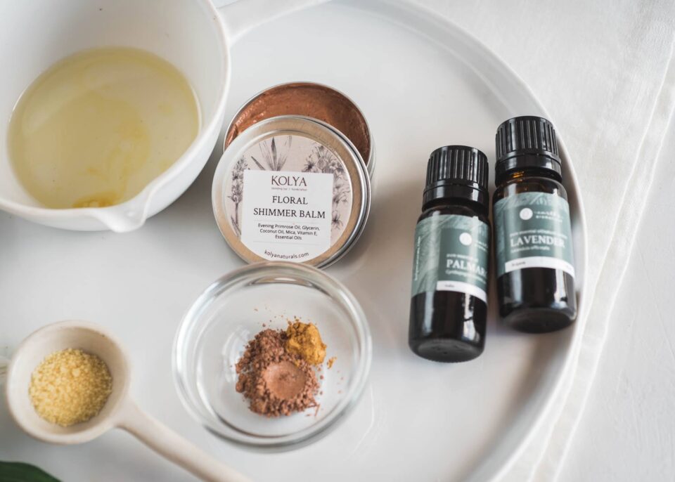 Vegan Floral Shimmer Balm | Kolya Naturals, Canada