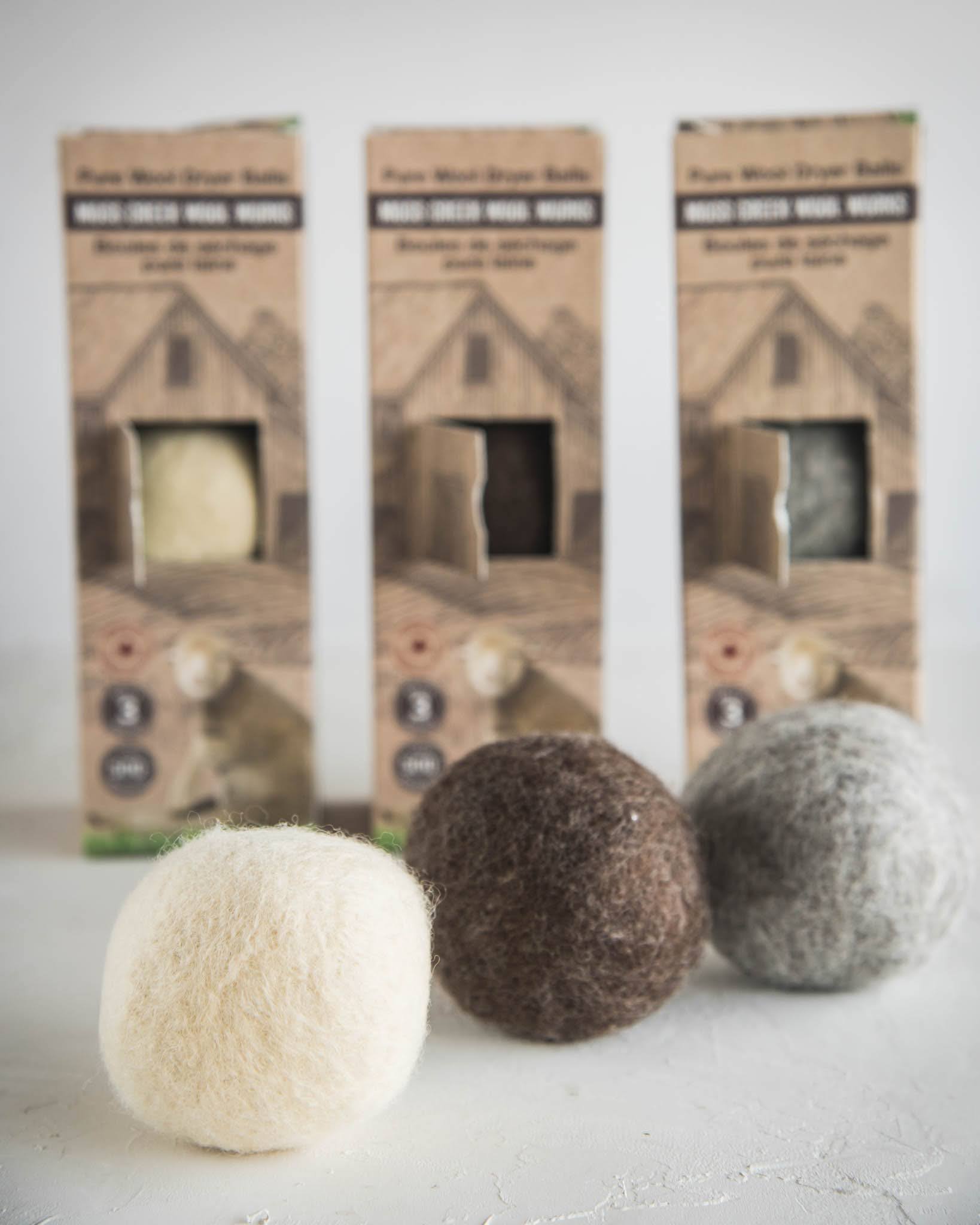 Moss Creek Wool Works Dryer Balls | Kolya Naturals, Canada